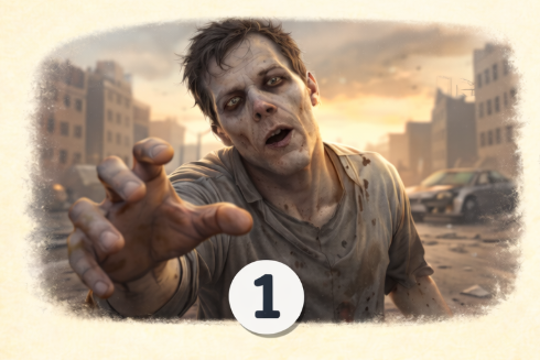 1 Zombiji Privlači vas surova, neposredna nevarnost. Zombiji predstavljajo kaos, kjer preživijo najhitrejši, najbolj prilagodljivi in psihično najmočnejši – in …