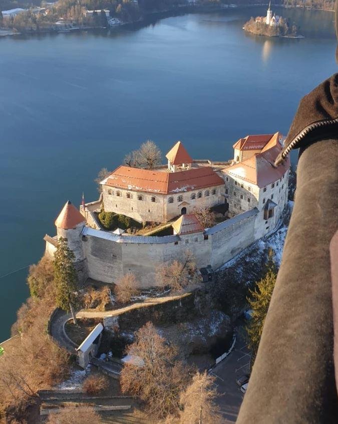 Blejsko jezero balon polet