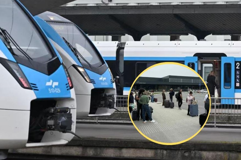 Hop na vlak iz Ljubljane do Brnika: sanje o hitri poti do letališča že trčile ob ovire — kje se zapleta? (foto: Bobo/Uredništvo/fotomontaža)