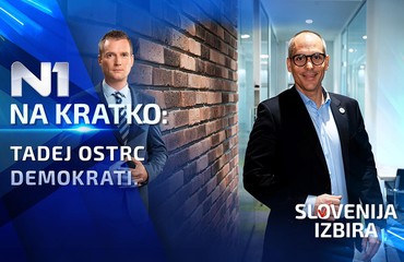 N1 STUDIO: Bi šli Demokrati raje v desnosredinsko ali mešano vlado? Tadej Ostrc: "Mi smo prehod za pešce"
