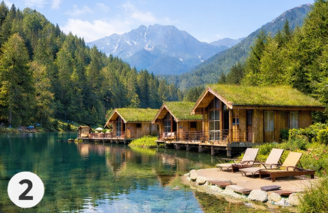 2 Eko hotel Če ste izbrali drugi hotel, ste verjetno oseba, ki zelo ceni naravo, mir in ravnovesje. Radi pobegnete …