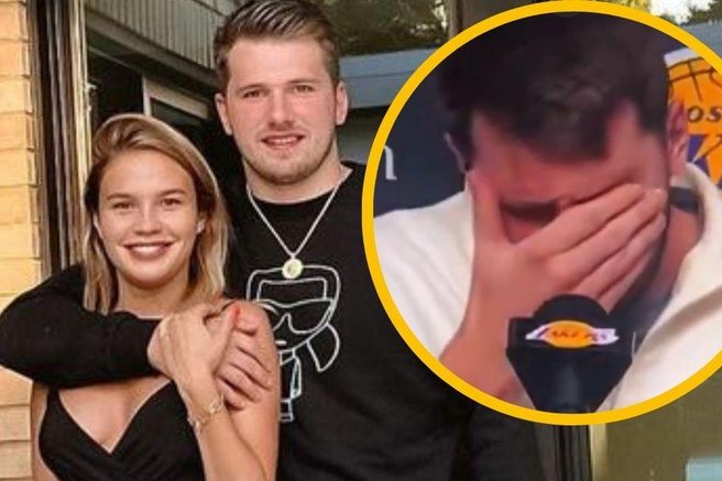 Po razhodu z Anamario: Dončić pogledal na telefon in se prijel za glavo (VIDEO)