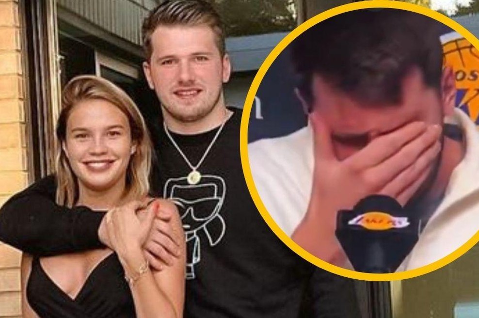 Po razhodu z Anamario: Dončić pogledal na telefon in se prijel za glavo (VIDEO) (foto: Instagram/anamariagoltes/X/PurpedGold/fotomontaža)