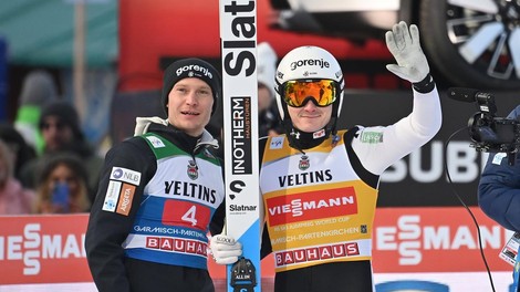 Domen Prevc Anže Lanišek