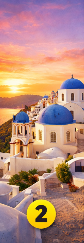 2 Santorini Če ste izbrali Santorini, ste oseba, ki zna ceniti lepoto življenja. Privlačijo vas kraji z razgledom, dobrim vzdušjem …