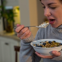 Ovseni kosmiči zajtrk