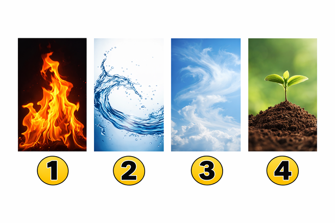 Kateri element vam je najbolj všeč? Test, ki razkrije vašo najslabšo lastnost