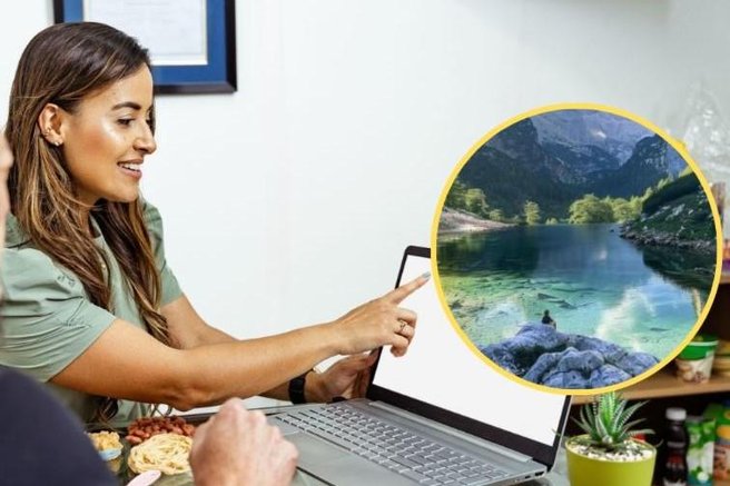 zenska racunalnik fotografija