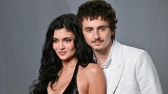 Kylie Jenner in Timothee Chalamet.