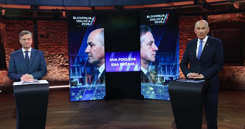 Robert Golob Janez Janša volitve soočenje pop tv