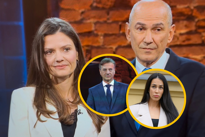 Urška Bačovnik Janša Janez Janša soočenje volitve pop tv Robert Golob