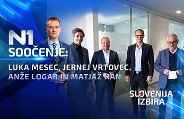 Burno soočenje na N1: Matjaž Han, Jernej Vrtovec, Luka Mesec in Anže Logar