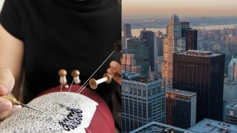 New York idrijska cipka