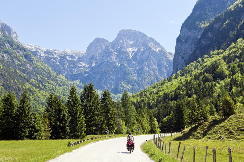 kolesarji Triglavski narodni park