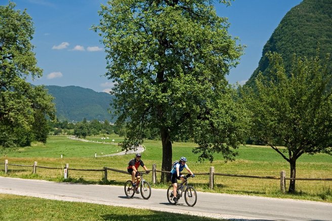 kolesarji Bohinj
