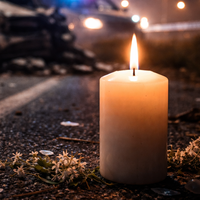 sveča, prometna nesreča