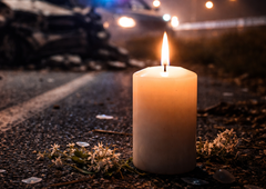 Tragičen dan na slovenskih cestah: umrli dve osebi, tretja se bori za življenje