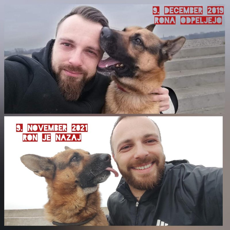 Za mavrico odšel slovenski Hachiko, ki je pred leti ubežal kruti usodi