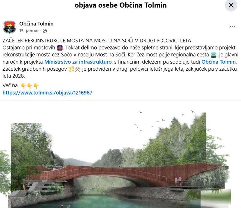 Veliki premiki v malem slovenskem mestecu: novi most med domačini že buri duhove