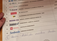 Slovenska politična stranka ob volitvah šokirala z nacističnim geslom, ki ga je uporabljala Hitlerjeva SS