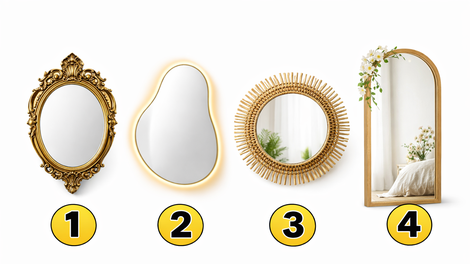 Katero ogledalo bi izbrali? Test, ki pokaže, kaj zares mislite o sebi