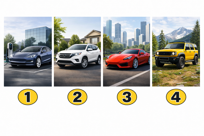 Kateri avtomobil vam je najbolj všeč? Test, ki razkriva, kakšen tip človeka ste
