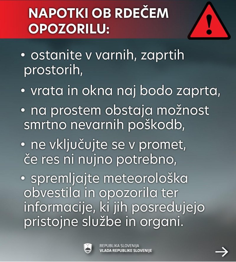 Mobilni telefoni so ponoreli, civilna zaščita ukazala: "Takoj se zaprite v hiše!"