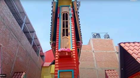 Bi živeli tukaj? Tako izgleda najožja hiša na svetu, široka zgolj 63 centimetrov (FOTO in VIDEO)