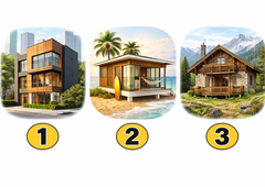 Katera počitniška hiša vam je najbolj všeč? Test, ki veliko pove o vašem okusu