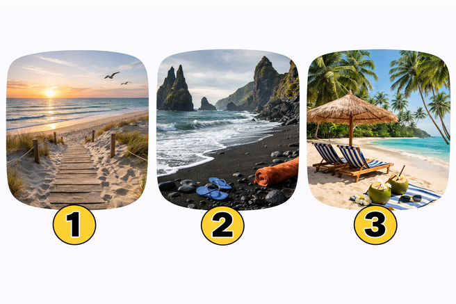 Katera plaža vam je najbolj všeč? Test, ki razkrije, kakšno osebnost imate
