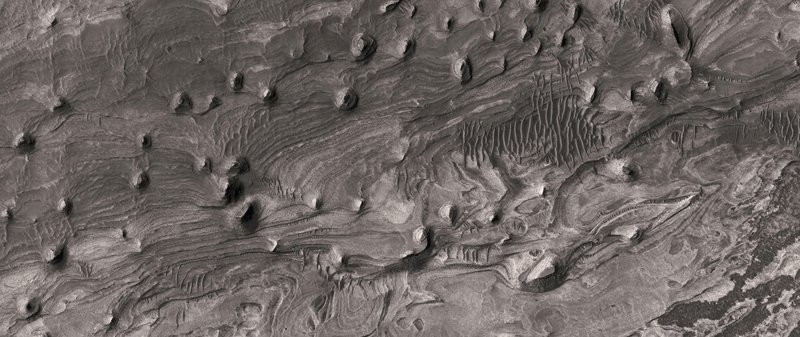 območje Candor Chasma, Mars