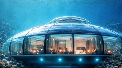 hotel morje voda pod vodo