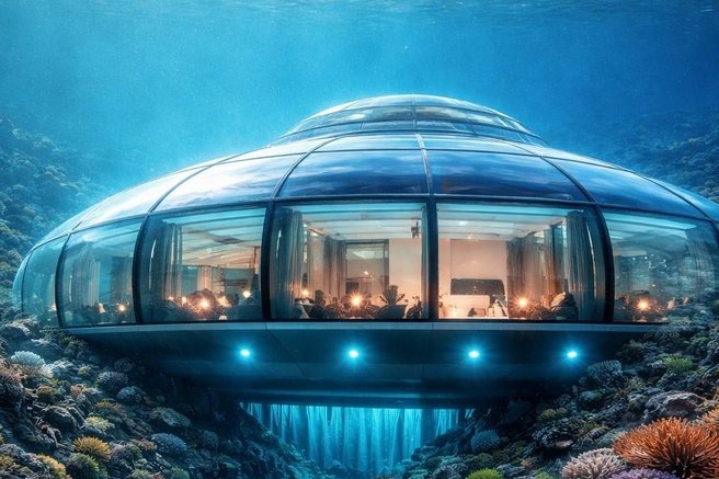 hotel morje voda pod vodo