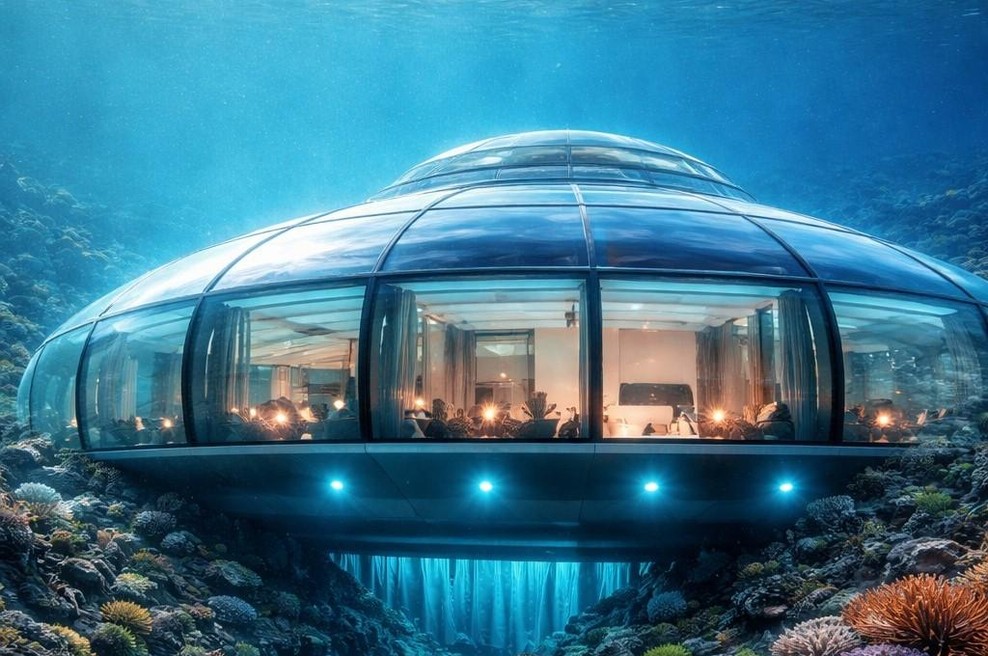 Slovenija kmalu s prvim hotelom pod vodo, rezervacije so že v teku (foto: Chat gpt)