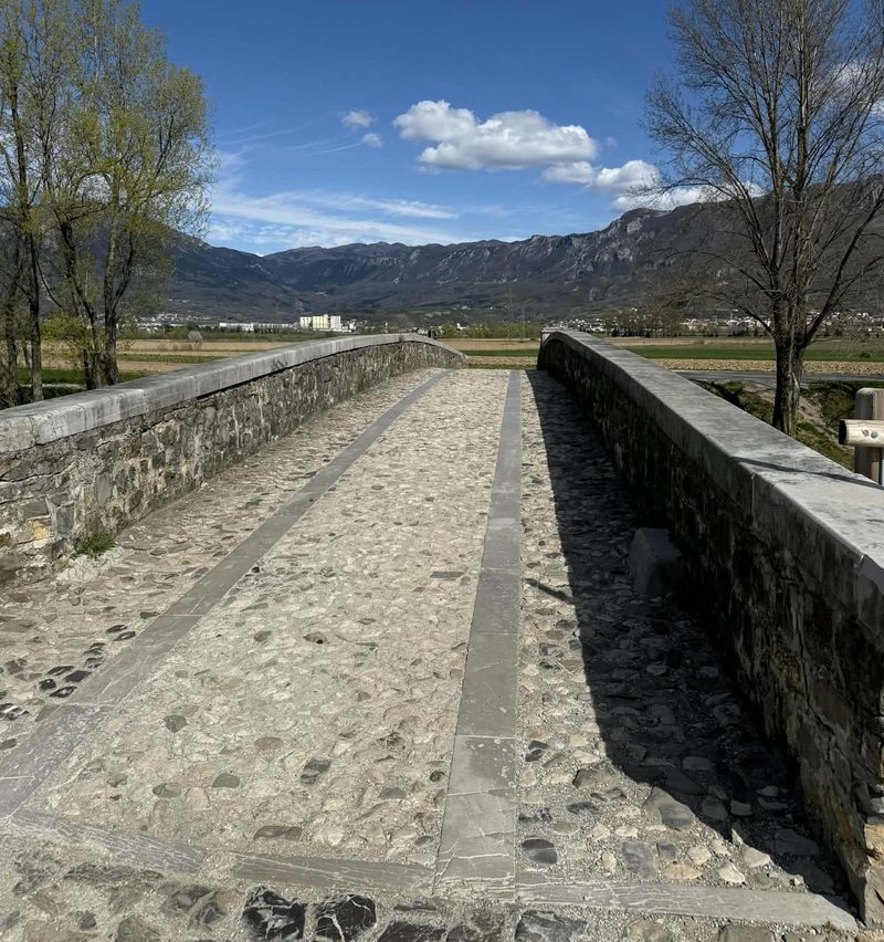 Napoleonov most reka Vipava Vipavska dolina