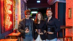 
                                                         IPF nagrade Žan Serčič Nina Pušlar MRFY Gregor Strasbergar - Štras