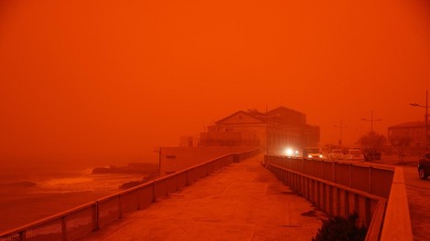 Kreta Grčija saharski prah apokalipsa