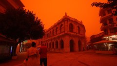 Kreta Grčija saharski prah apokalipsa