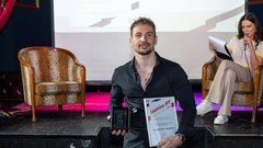 
                                                         IPF nagrade Žan Serčič Nina Pušlar MRFY Gregor Strasbergar - Štras