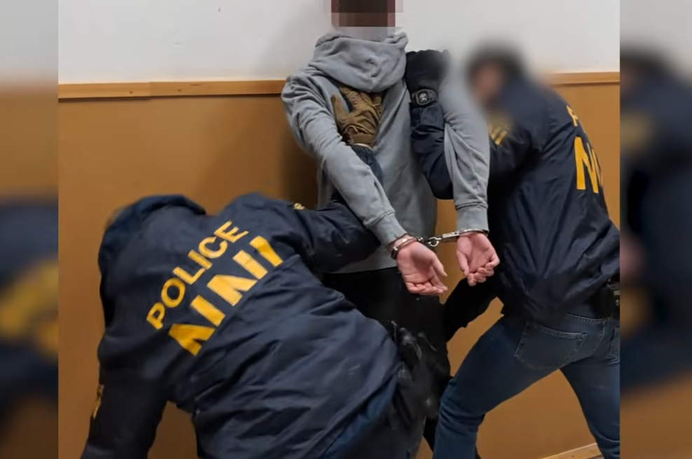 Policija aretirala dečka v šoli: srhljive grožnje, prijava pa je prišla iz Slovenije (foto: Zaslonska slika/Youtube/ PoliceHungary)