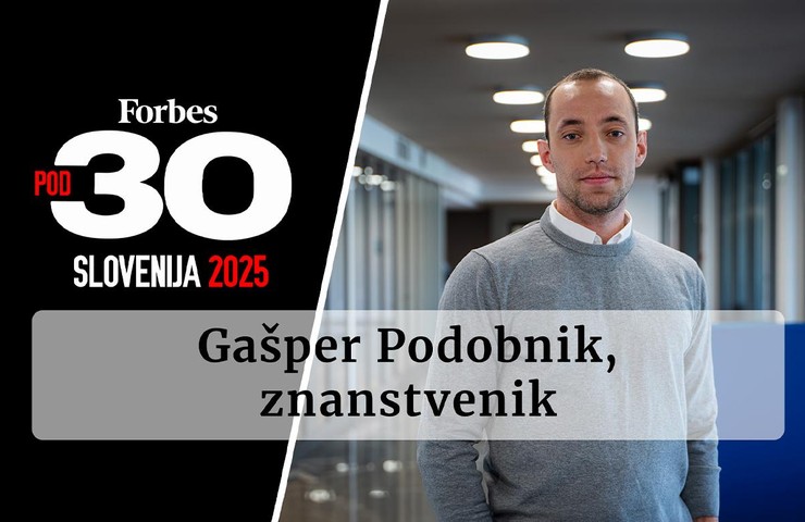 Forbes 30 pod 30: Gašper Podobnik, znanstvenik