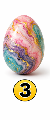 3 Če ste izbrali tretje jajce, imate drzen in kreativen okus. Privlačijo vas barve, vzorci in nekaj, kar izstopa iz …