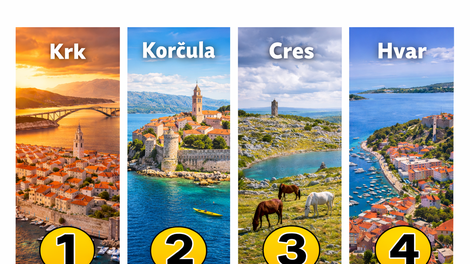 Kateri hrvaški otok vam je najbolj všeč? Test, ki pove, kakšen je vaš sanjski dopust