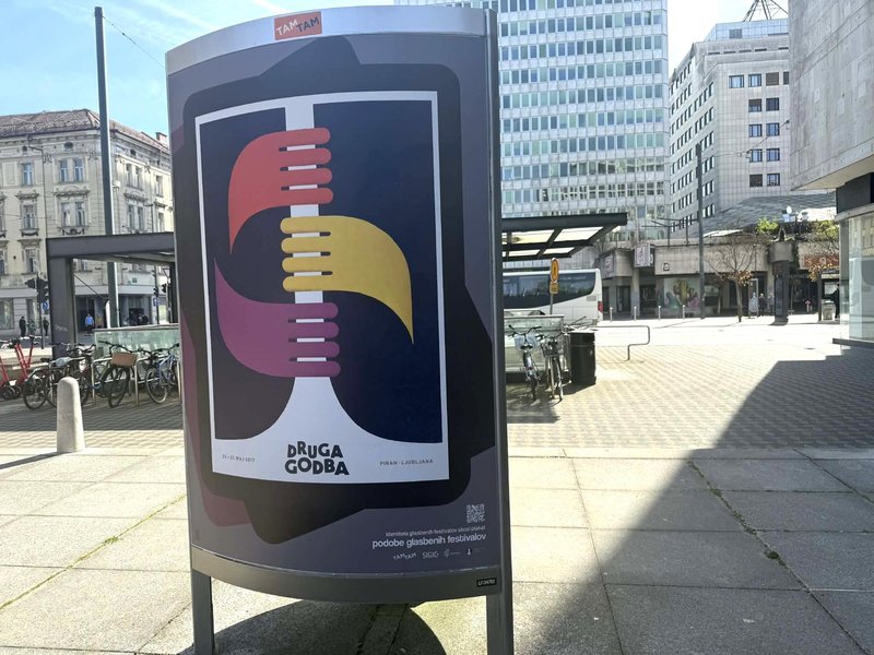 Ljubljana plakati glasbeni festivali razstava