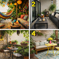 Kateri balkon bi izbrali? Test, ki razkrije, kakšno energijo imate