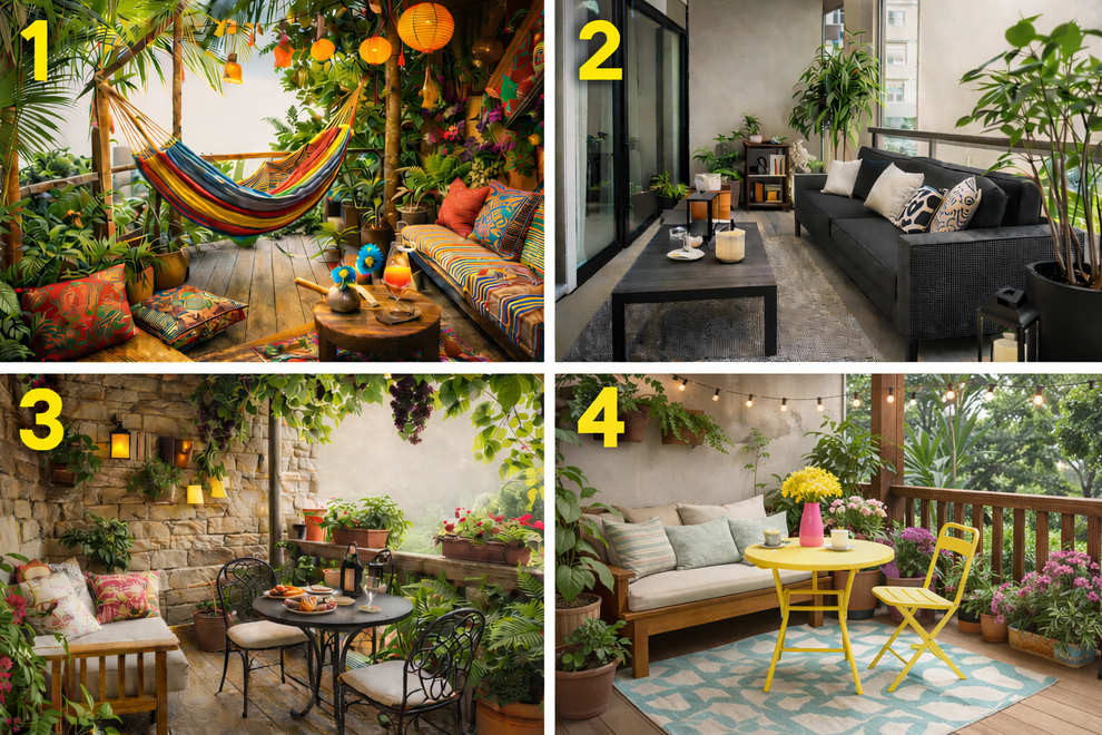 Pred vami so štirje balkoni – izberite tistega, ki vas najbolj pritegne, in odkrijte, kaj razkriva o vaši energiji. Kliknite …