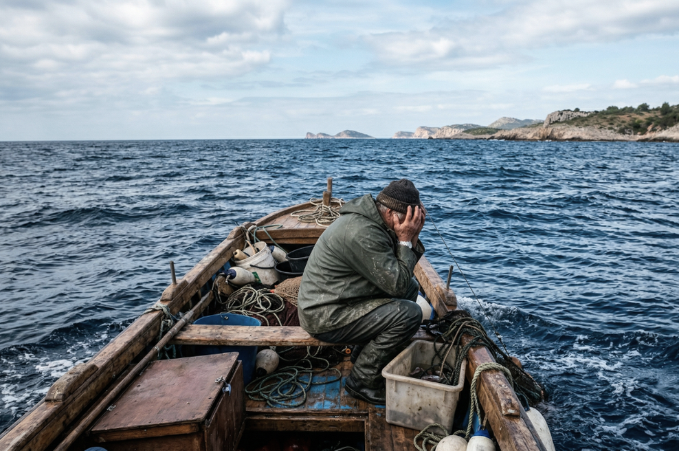 Ribiči na Jadranu iz morja potegnili mrežo in se prijeli za glavo: kjer se pojavi to, nihče drug ne preživi! (foto: Gemini)
