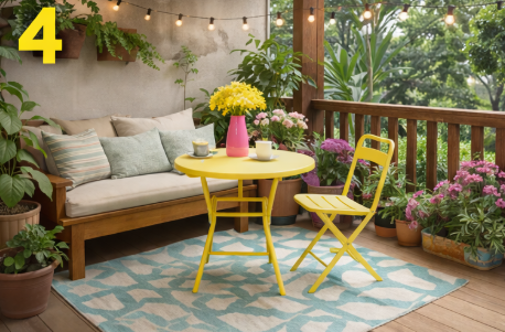 4. Če ste izbrali četrti balkon, ste optimističen in kreativen človek. Radi imate svet okoli sebe malo drugačen, bolj zanimiv …