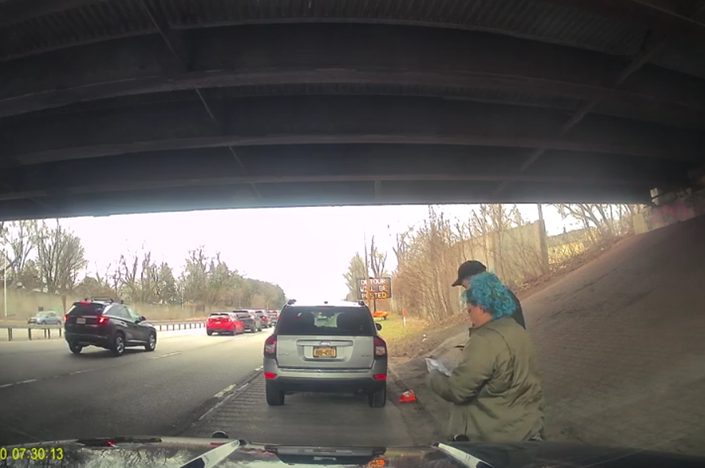 Vse se je zgodilo v sekundi: Poglejte to verižno trčenje več kot 10 avtomobilov (foto: Zaslonska slika/Reddit/Rochester)