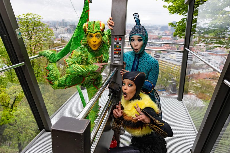 Cirque du Soleil cirkus akrobati Ljubljana
